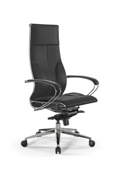 Кресло для руководителя Метта Samurai L1-10K - Infinity /Kc06/Nc06/K2cL(M06.B32.G11.W03) (Черный | Бежевый)