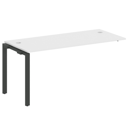 Проходной наборный элемент рабочей станции Metal System Style БП.ПРС-СП-1.4 1600x720x750 (Белый/Антрацит металл)