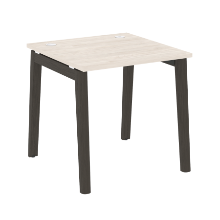 Стол рабочий на деревянных опорах Onix Wood OW.SP-0.8 780x800x750 (Денвер Светлый/Дуб Темный)