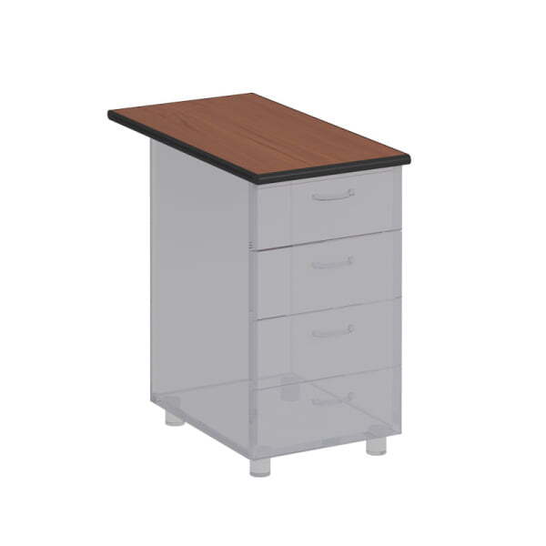 Крышка для тумбы приставной Дин-Р ДР 508 430x800x25 (Французский орех)