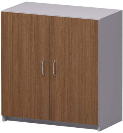Офисный шкаф Бюджет 2550 716x349x753 (Орех Онтарио)