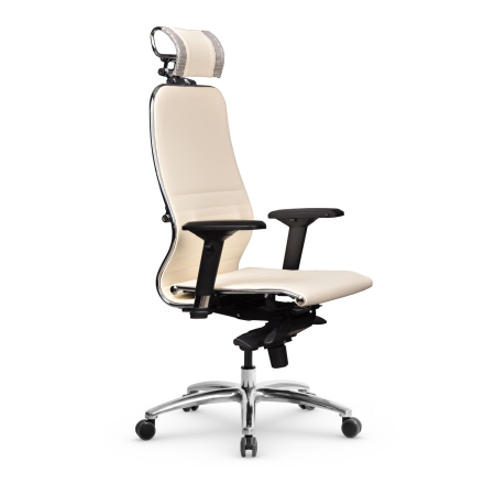 Кресло для руководителя Метта Samurai K-3.04 MPES (Молочный)