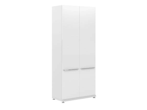 Шкаф с глухими дверями Emporio Premium EMP401 973x438x2120 (Белый глянец)