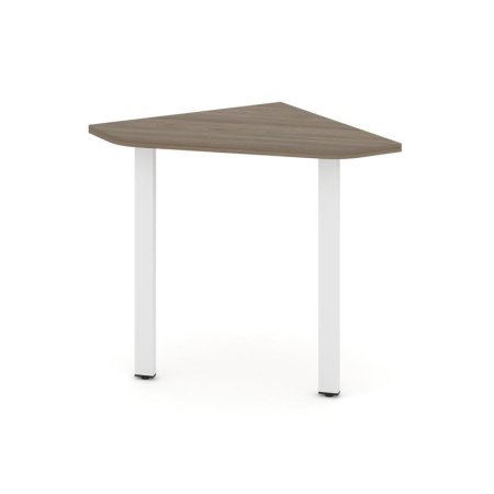 Угловой элемент стола SN-6.USP-011 (700х700х750) (Вяз Благородный/Металл Белый)