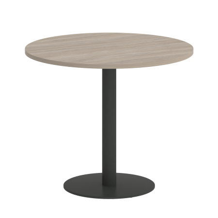 Стол круглый VR.SP-5-90.1 900x900x750 (Дуб Аттик/Антрацит Металл)