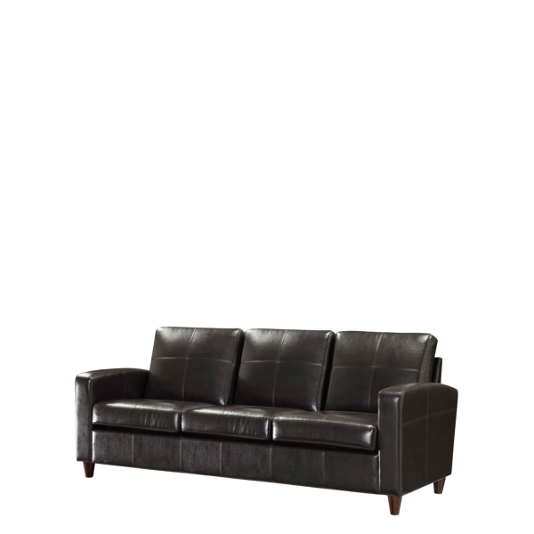 Диван офисный Босс (М-57) 3-х местный (Черный)