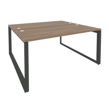 Рабочая станция на О-образном м/к Onix O.MO-D.RS-2.4.7 1580x1475x750 (Дуб Аризона/Черный металл)