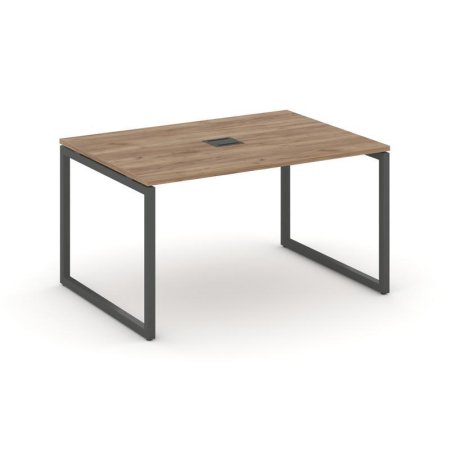 Стол переговорный SN-4O.SPRG-001 (980х980х750) (Дуб Табак/Металл Антрацит)