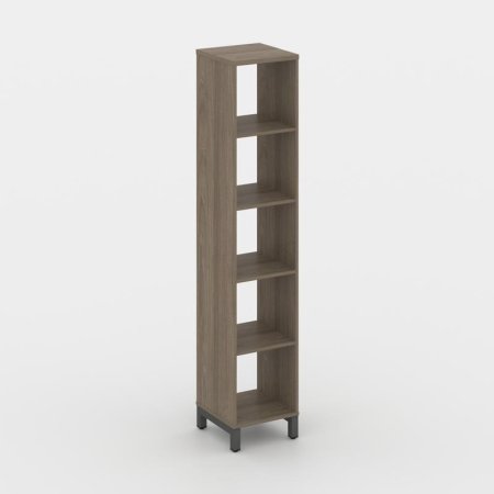 Каркас стеллажа 5 ярусов SN.KS-510 (387х400х1982) (Вяз Благородный/Металл Антрацит)