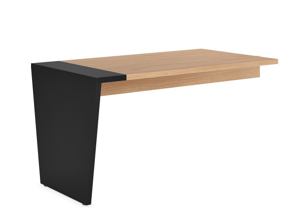 Брифинг-приставка TOWER (1400х800х754) (Дуб Честерфилд/Антрацит)