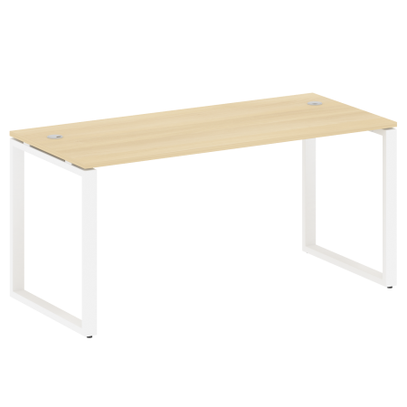 Стол письменный Metal System Style БО.СП-4 1600x720x750 (Акация/Белый металл)