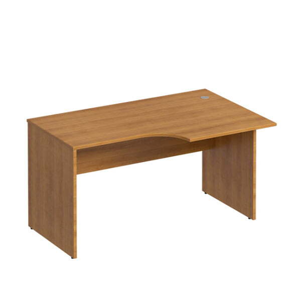 Стол эргономичный компактный правый Формула ФР 117 1400x900x750 (Вяз светлый)