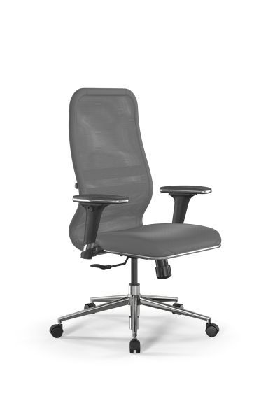 Кресло для руководителя Метта SynchroSit 8 B2-25D - X2+Extra /Uhp42/Wm12/D32P/H3mL-2D(M20.B23.G18.W0 (Серый)