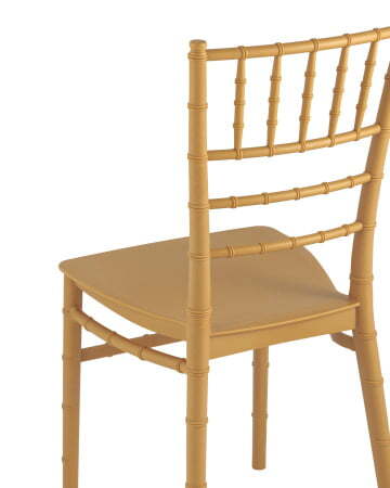Стул Chiavari (Кьявари) пластик золотой (Стул Bride золотой)