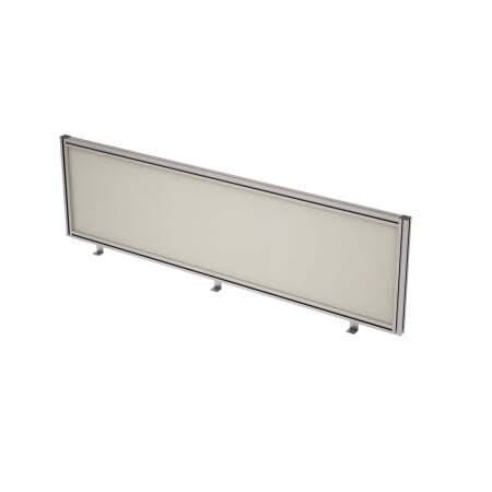 9БТ.0407.8 Барьер из ткани в алюминиевом профиле, фронтальный (1400x29x400) (Latte)