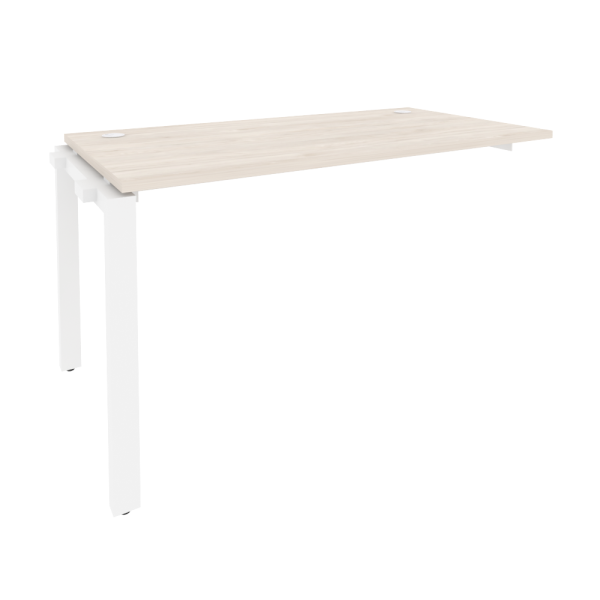 Наборный элемент рабочей станции на П-образном м/к Onix O.MP-1.NRS-3.7 1380x720x750 (Денвер Светлый/Белый Металл)