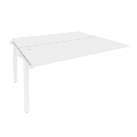 Наборный элемент рабочей станции на м/к Onix O.M-2.NRS-4.7 1580x1475x750 (Белый Бриллиант/Белый Металл)