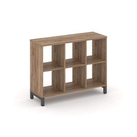 Каркас стеллажа 2 яруса SN.KS-230 (1121х400х881) (Дуб Табак/Металл Антрацит)