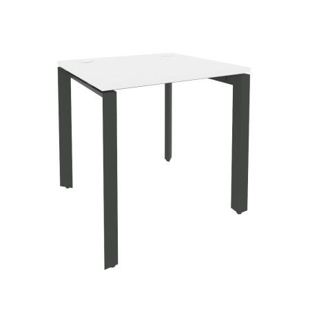 Стол рабочий на П-образном м/к Onix O.MP-SP-0.7 780x720x750 (Белый Бриллиант/Черный металл)