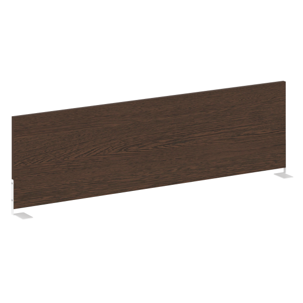 Экран боковой L1235мм Metal System Style Б.ЭКР-123 1235x18x348 (Венге Цаво/Белый металл)