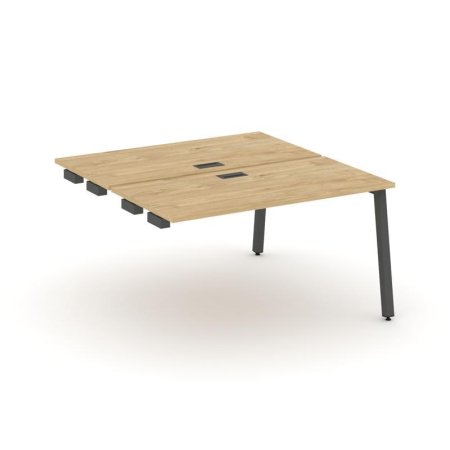 Стол-приставка к опорным элементам SN-5A.DPRS-014 (1580х1432х750) (Тиквуд Светлый/Металл Антрацит)