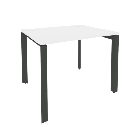 Стол рабочий на П-образном м/к Onix O.MP-SP-1.8 980x800x750 (Белый Бриллиант/Черный металл)