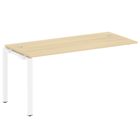 Проходной наборный элемент рабочей станции Metal System Style БП.ПРС-СП-1.4 1600x720x750 (Акация/Белый металл)