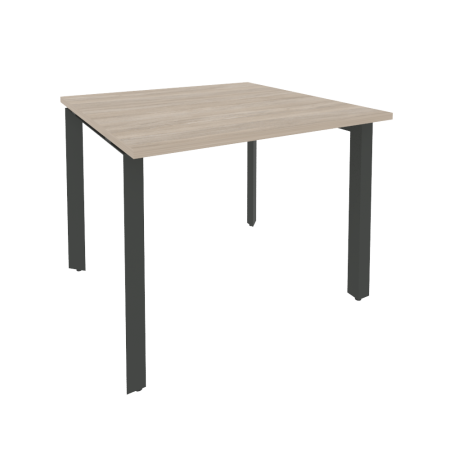 Стол переговорный Onix O.MP-PRG-1.1 980x980x750 (Дуб Аттик/Черный металл)