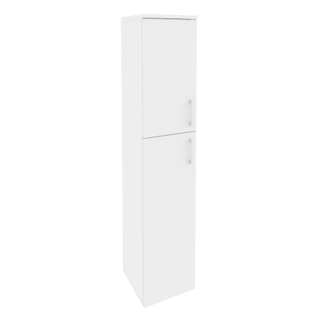Шкаф высокий узкий левый Onix O.SU-1.8L 400x420x1977 (Белый Бриллиант)