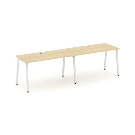 Рабочая станция 1 сторонняя SN-4A.ORS-023 (2760х800х750) (Акация Лорка/Металл Белый)