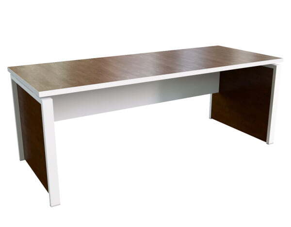 Стол для руководителя Steel Evo 17200 2000х800х740 (Дуб темный/серый)