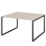Стол переговорный на металлокаркасе Арго-М АМП.О-002.123 1200x1236x760 (Ясень шимо/Антрацит)