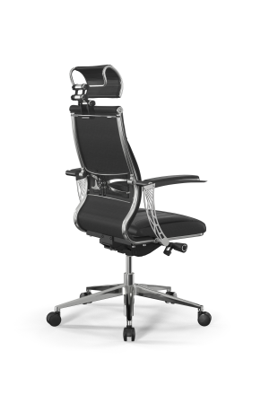 Кресло для руководителя Метта Samurai M3-11U - Infinity /Kc06/Wm06/U1mL-4c3/H2cL-3D(M26.B32.G25.W03) (Черный)