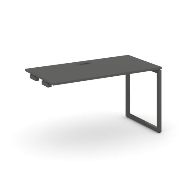 Стол-приставка к опорным элементам SN-4O.OPRS-012 (1180х700х750) (Антрацит/Металл Антрацит)