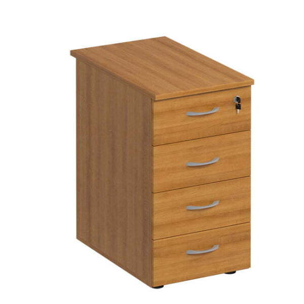 Тумба приставная 4-х ящичная с центральным замком Формула ФР 214 420x670x750 (Вяз светлый)