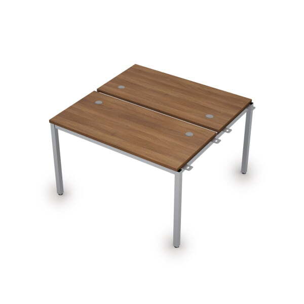 6МБН.268 Сдвоенные бенч-системы, начальный модуль (1200x1235x750) (Шамони темный/Алюминий матовый)