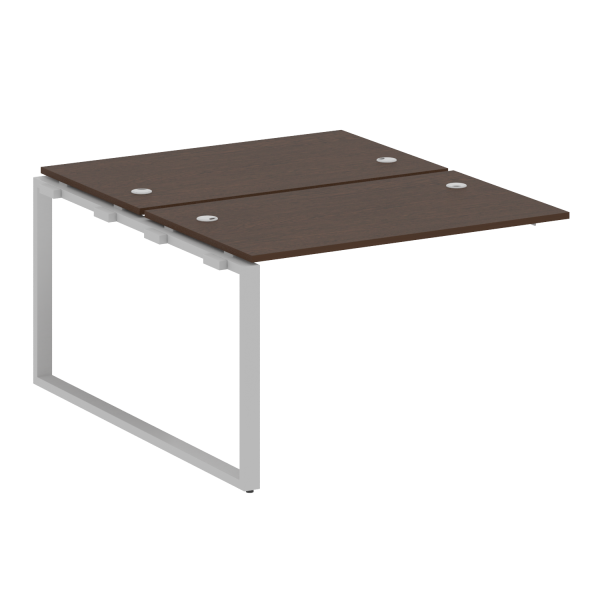 Проходной наборный элемент рабочей станции Metal System Style БО.ПРС-СП-2.2 1200x1475x750 (Венге Цаво/Серый металл)