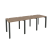 Рабочая станция на П-образном м/к Onix O.MP-RS-3.0.7 2340x720x750 (Тиквуд Темный/Белый Металл)