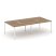 Рабочая станция 2-х сторонняя SN-4P.DRS-032 (2360х1232х750) (Тиквуд Светлый/Металл Антрацит)