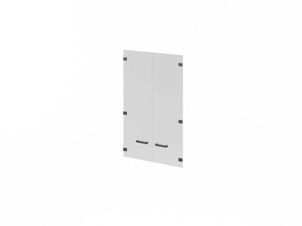 Двери средние стеклянные тонированные L-022 706х4х1136 (Прозрачный)