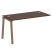 Проходной наборный элемент рабочей станции Metal System Style БА.ПРС-СП-1.3 1400x720x750 (Дуб Наварра/Серый металл)
