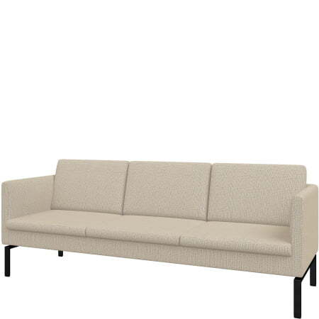 Диван для офиса 3-х местный Олли (Диван 3-местный romeo_01)