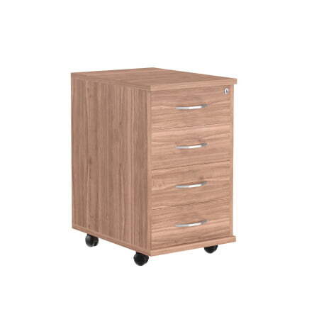 Тумба подкатная 4 ящ. Имаго ТМ-4 412x450x708 (Ясень Шимо)