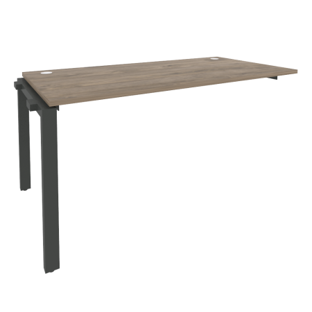 Наборный элемент рабочей станции на П-образном м/к Onix O.MP-1.NRS-4.8 1580x800x750 (Тиквуд Темный/Черный металл)