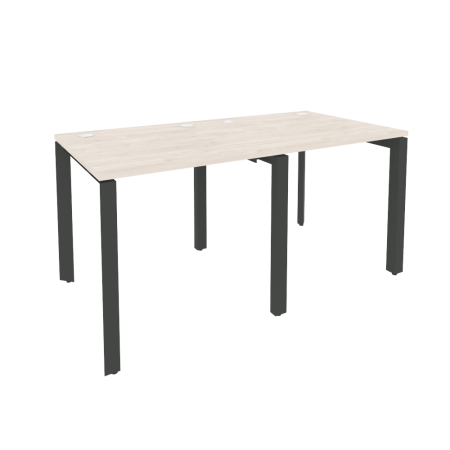 Рабочая станция на П-образном м/к Onix O.MP-RS-2.0.8 1560x800x750 (Денвер Светлый/Черный металл)