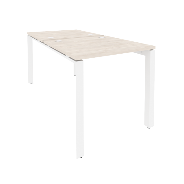 Рабочая станция на П-образном м/к Onix O.MP-D.RS-2.0.8 780x1635x750 (Денвер Светлый/Белый Металл)