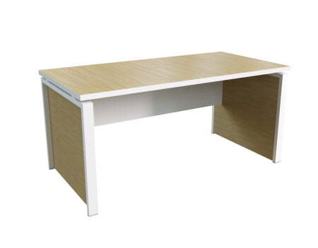 Стол для руководителя Steel Evo 17160 1600х800х740 (Дуб светлый/серый)