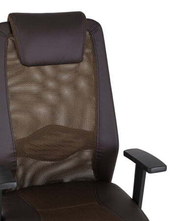 Кресло офисное TopChairs Studio коричневое (Компьютерное кресло Studio коричневый)