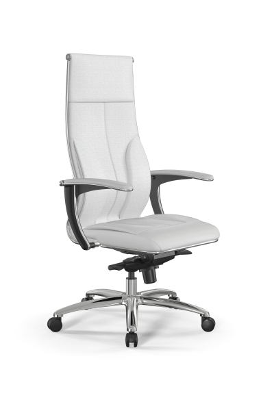 Кресло для руководителя Метта Samurai L1-11U - Infinity /Kc06/Wm06/U0mL-mL(M06.B31.G04.W03) (Белый)
