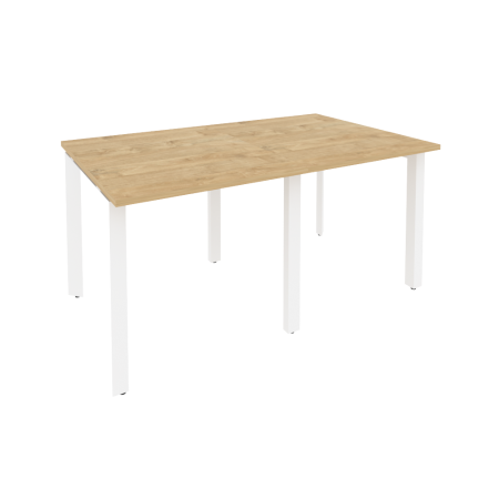 Стол переговорный Onix O.MP-PRG-2.0 1560x980x750 (Тиквуд Светлый/Белый Металл)